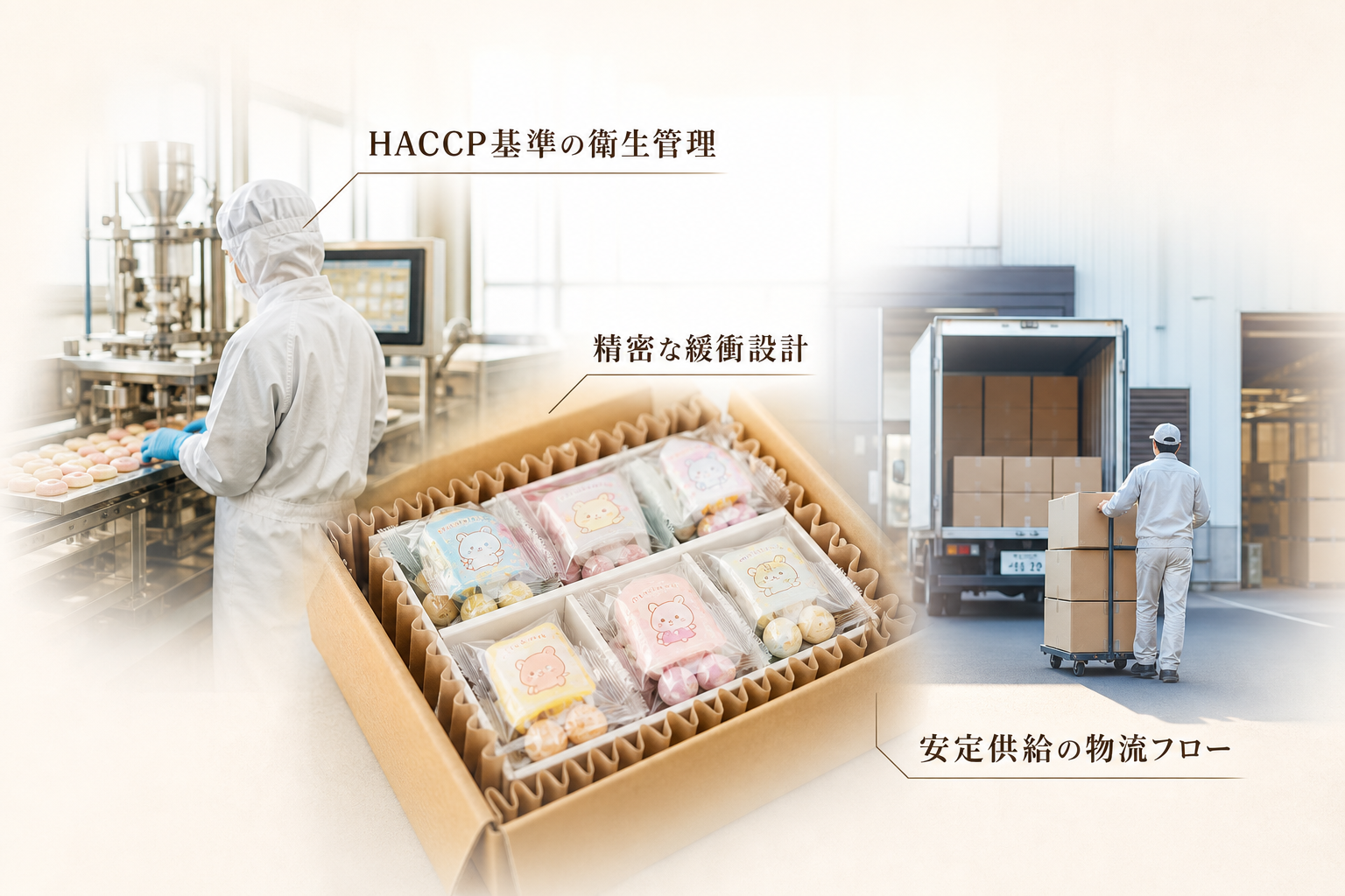 累計63万粒を供給した実績に学ぶイベント限定品の製造・物流フローとは？