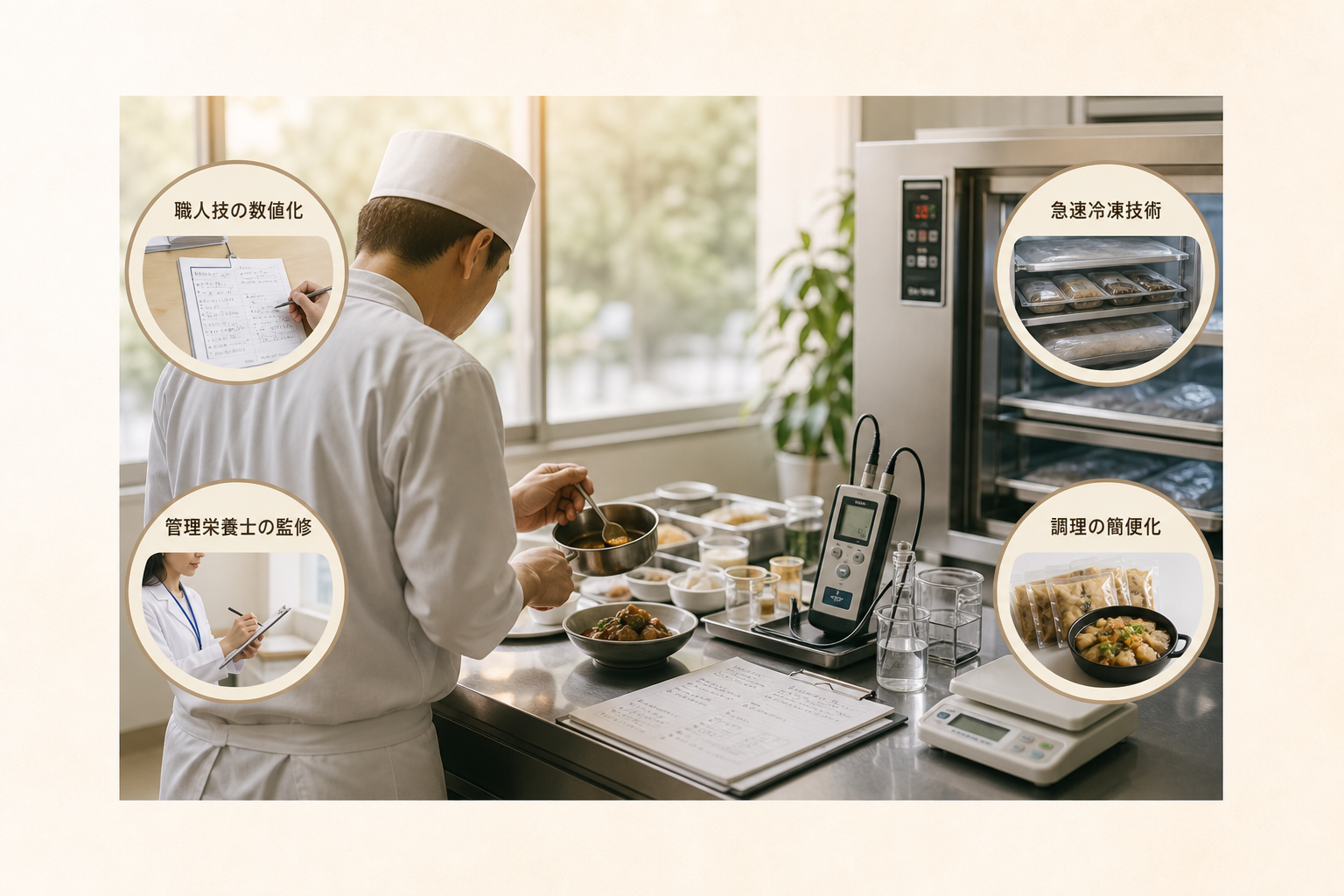 飲食店の味を再現し長期保存を可能にするレシピ開発の要諦とは？