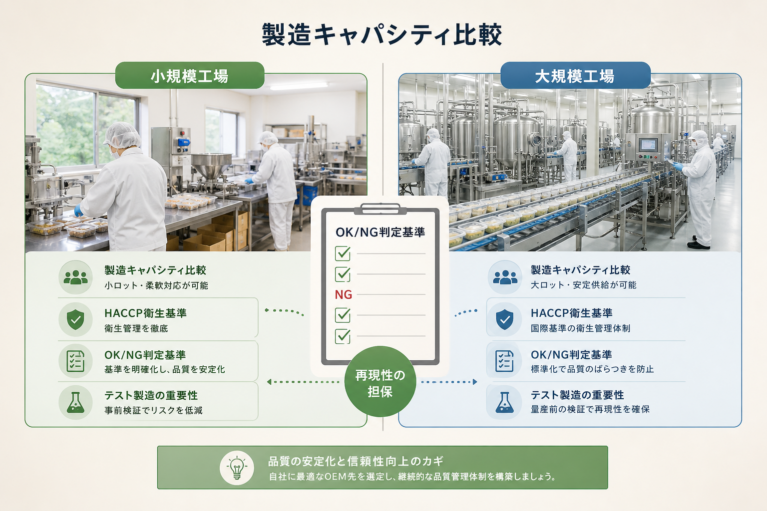 量産時の個体差を防ぐOEM先の選定と品質管理のポイントとは？